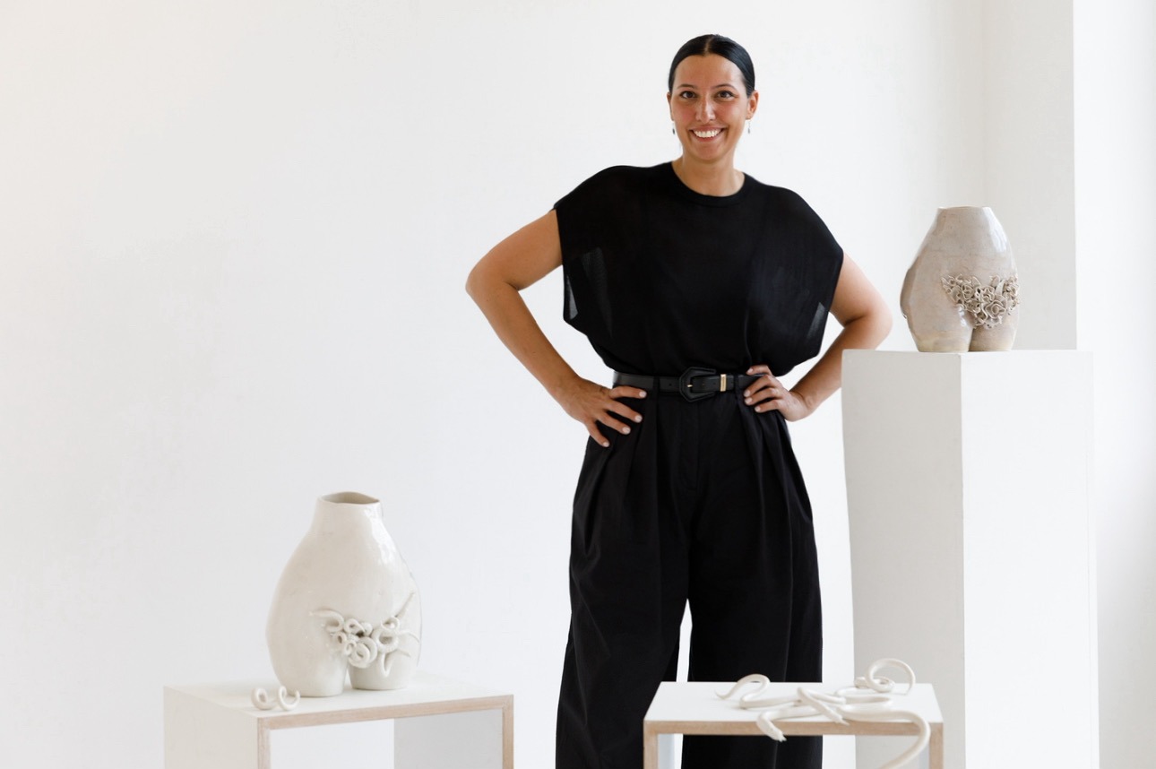 Portrait of Jessica Capone in her Brooklyn studio